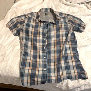 The North Face button down, Small, performance fabric.